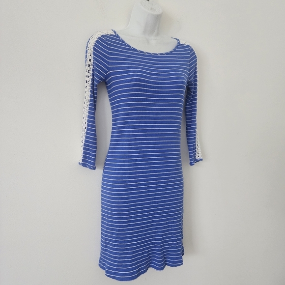 Lilly Pulitzer Marlowe Shift dress in Beacon Blue Breeze Stripe Size XXS - Picture 5 of 11